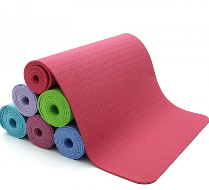 Yoga Mat Eco Friendly Exercise Mats TPE material Non Slip Textured Fitness Mat