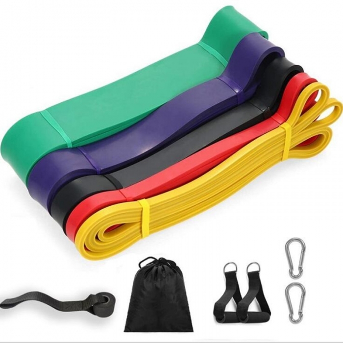 Therapy Resistance Exercise Stretch Bands Use for Strength Training Pilates and Rehab