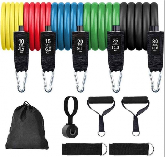 Resistance Bands Set, Workout Bands with Handles for Men Women,