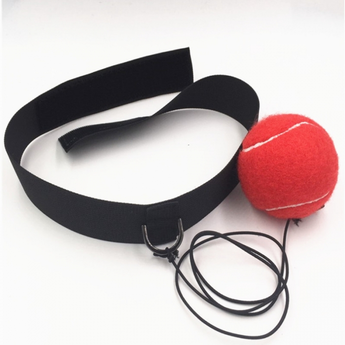 Boxing Reflex Ball with Headband Set  Adjustable Boxing Headband Ball Trainer Punching Ball Progressive Difficulty Levels-Boxing Training