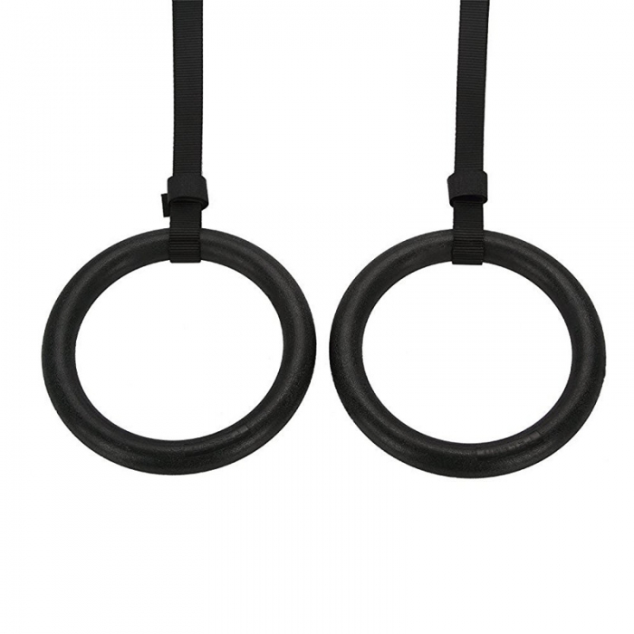 ABS Gymnastic Rings with Numbered Straps