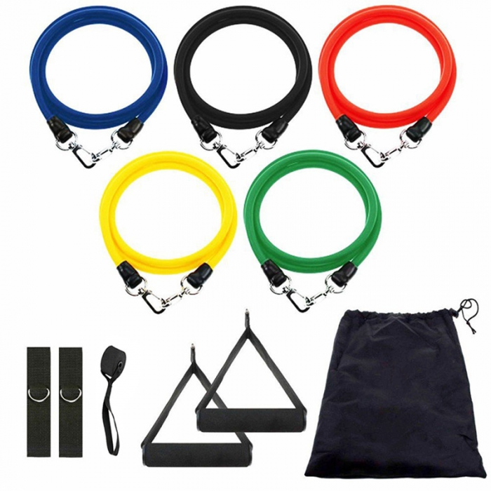 11 pcs Resistance Bands Set Tube Set Exercise Fitness