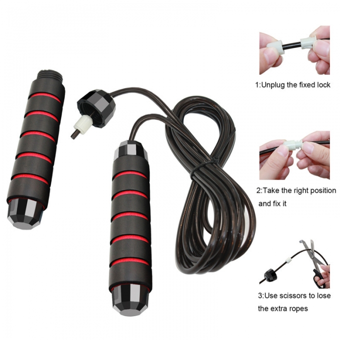 Speed Jump Rope  Adjustable Jumping Ropes  Skipping Workout System