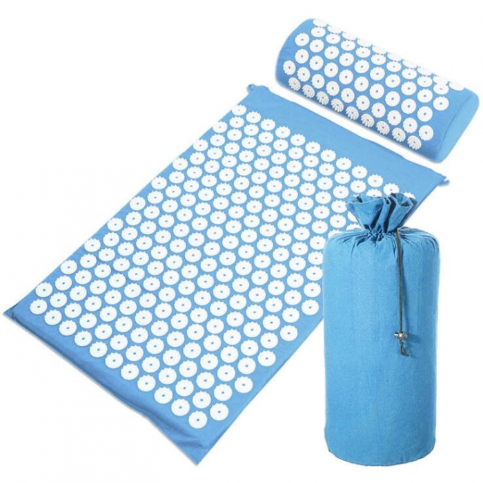 Lotus acupuncture mat Plastic Spikes Mat Acupressure Acupressure Mat And Pillow Set