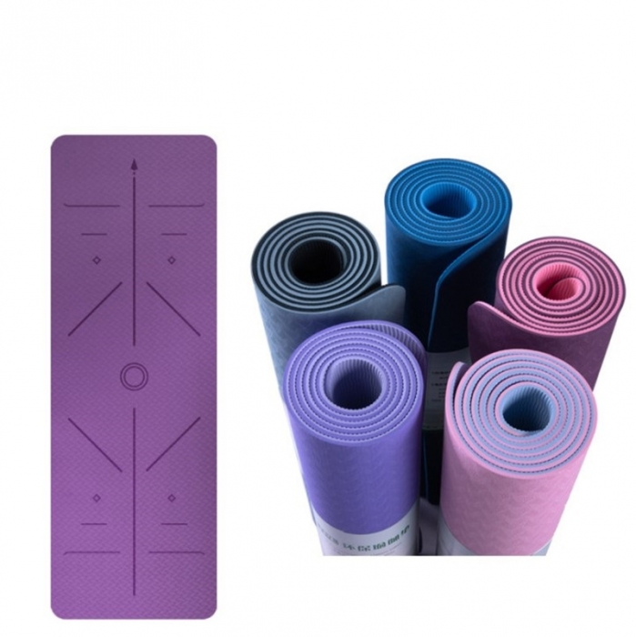 Workout Mat Pilates Mat for Yoga Suitable for Exercise at the Gym and at Home