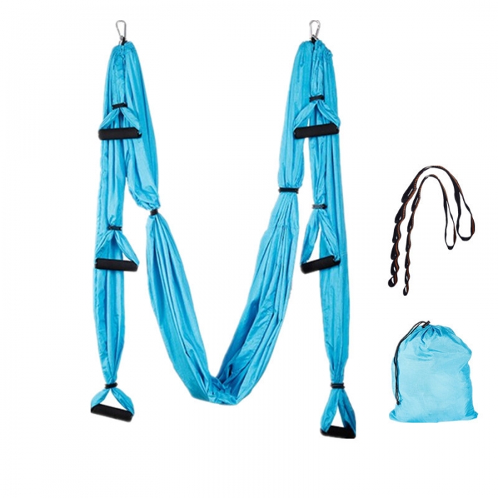 Aerial Yoga Swing Set - Yoga Hammock Swing -Flying Yoga Inversion Tool - Antigravity Ceiling Hanging Yoga Sling