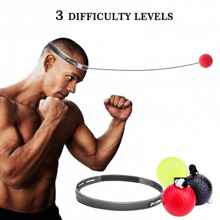 Boxing Training  Combat Decompression Vent Ball Reflex Training Coordination Ability Speed Precision Decompression,3 Balls