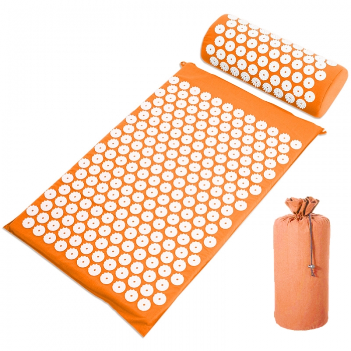 Yoga Therapy Acupressure Pillow Acupuncture Massage Mat