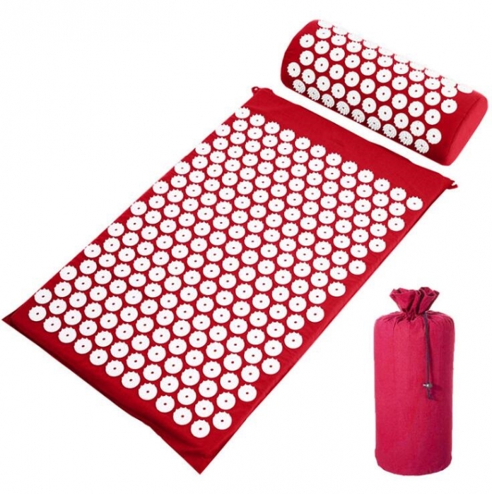 Lotus acupuncture mat Plastic Spikes Mat Acupressure Acupressure Mat And Pillow Set