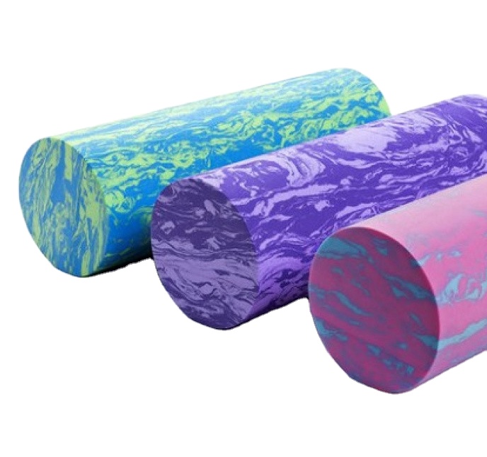 High Density Eco-friendly Foam Roller Custom Logo Yoga Foam Roller Muscle Massage Eva Foam Roller