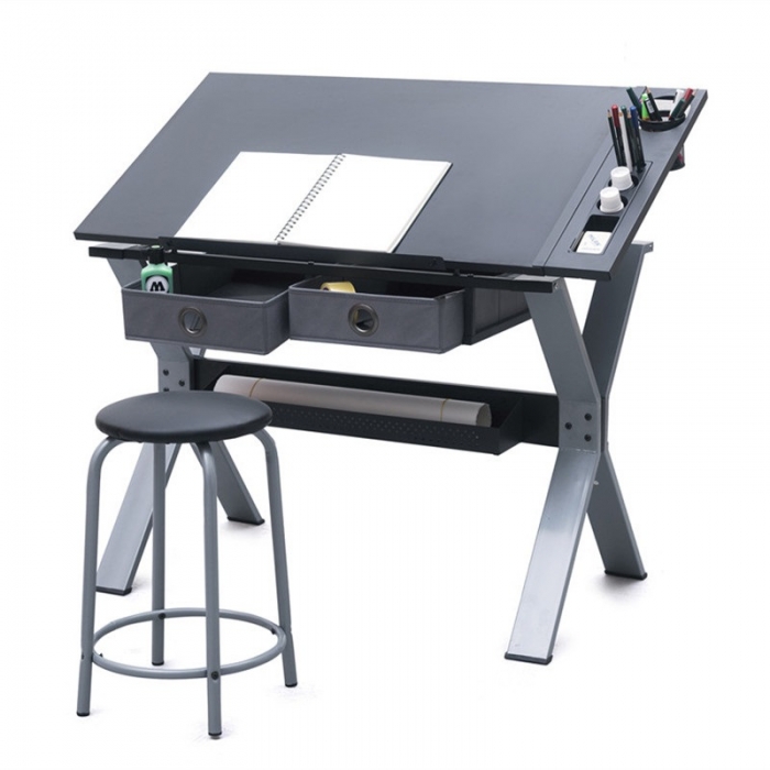 Adjustable Drafting Table Art & Craft Drawing Desk Art Hobby Folding Craft Table