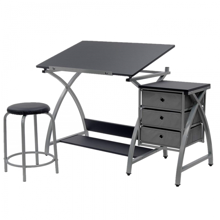 Studio Office Drafting Table Art Drawing Adjustable Craft Station