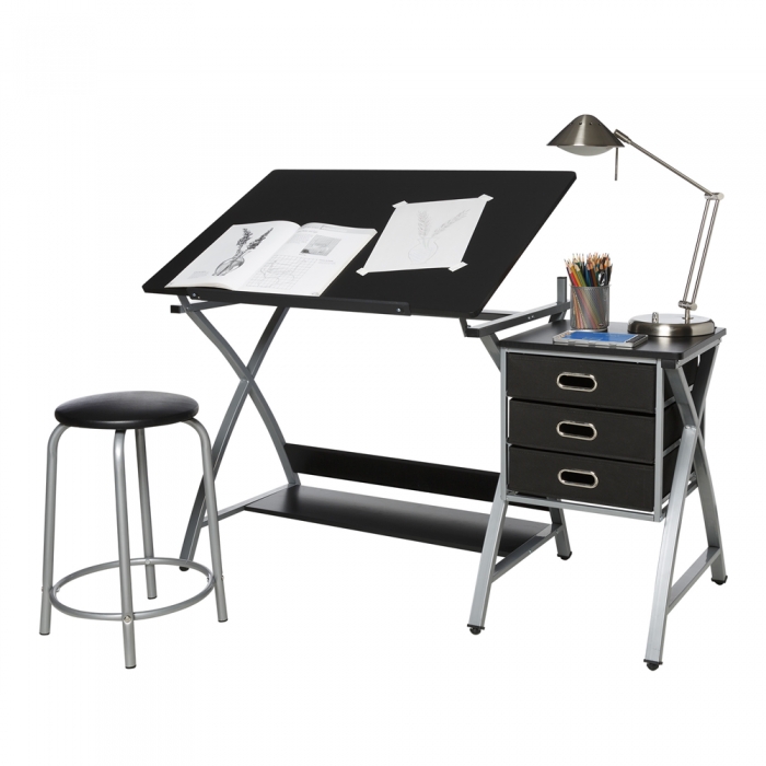 Studio Office Drafting Table Art Drawing Adjustable Craft Station