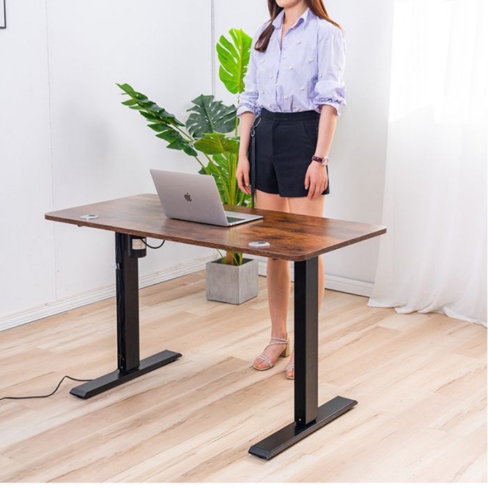 Standing Foldable Adjustable Height Office Computer Desk